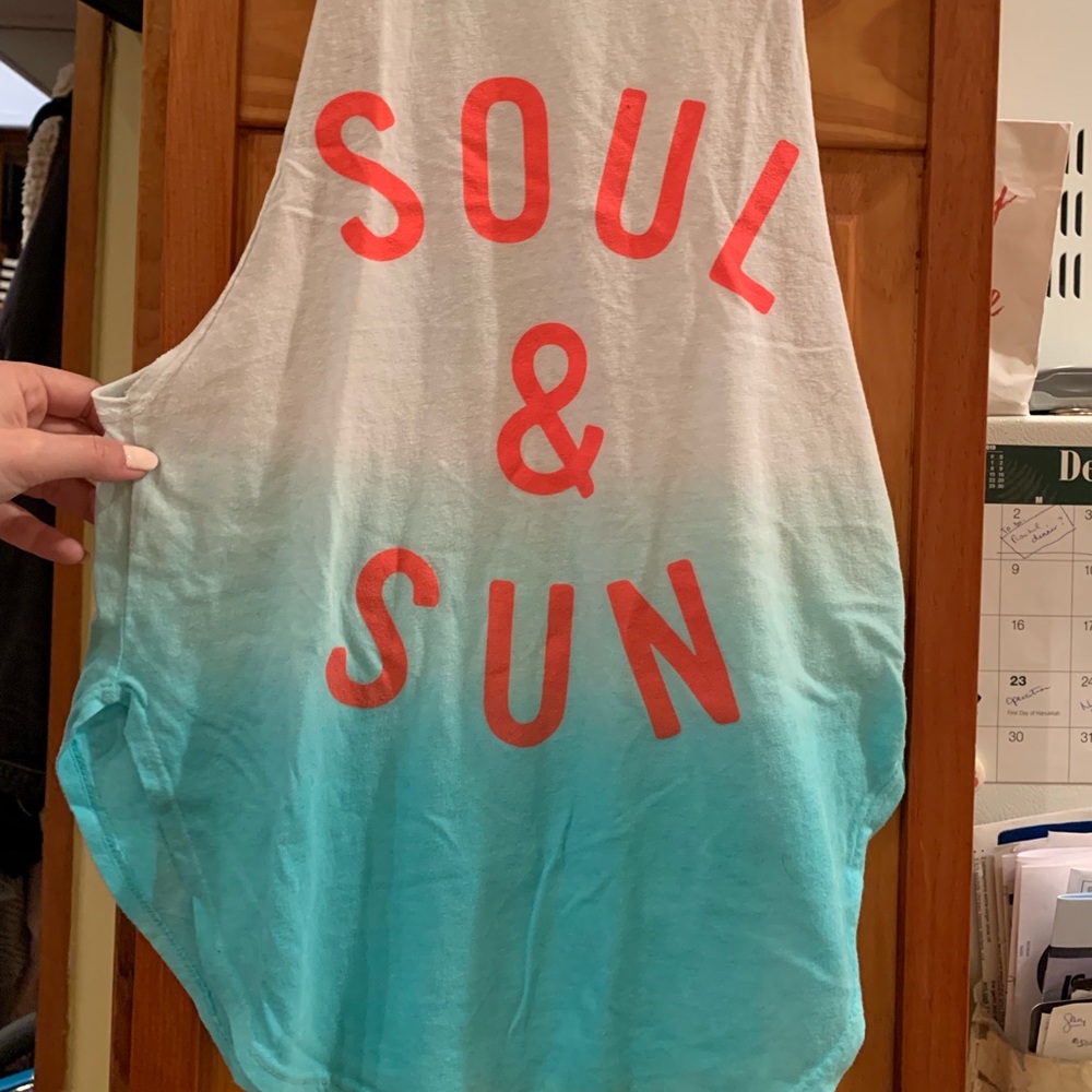 SoulCycle “soul & sun” muscle tank